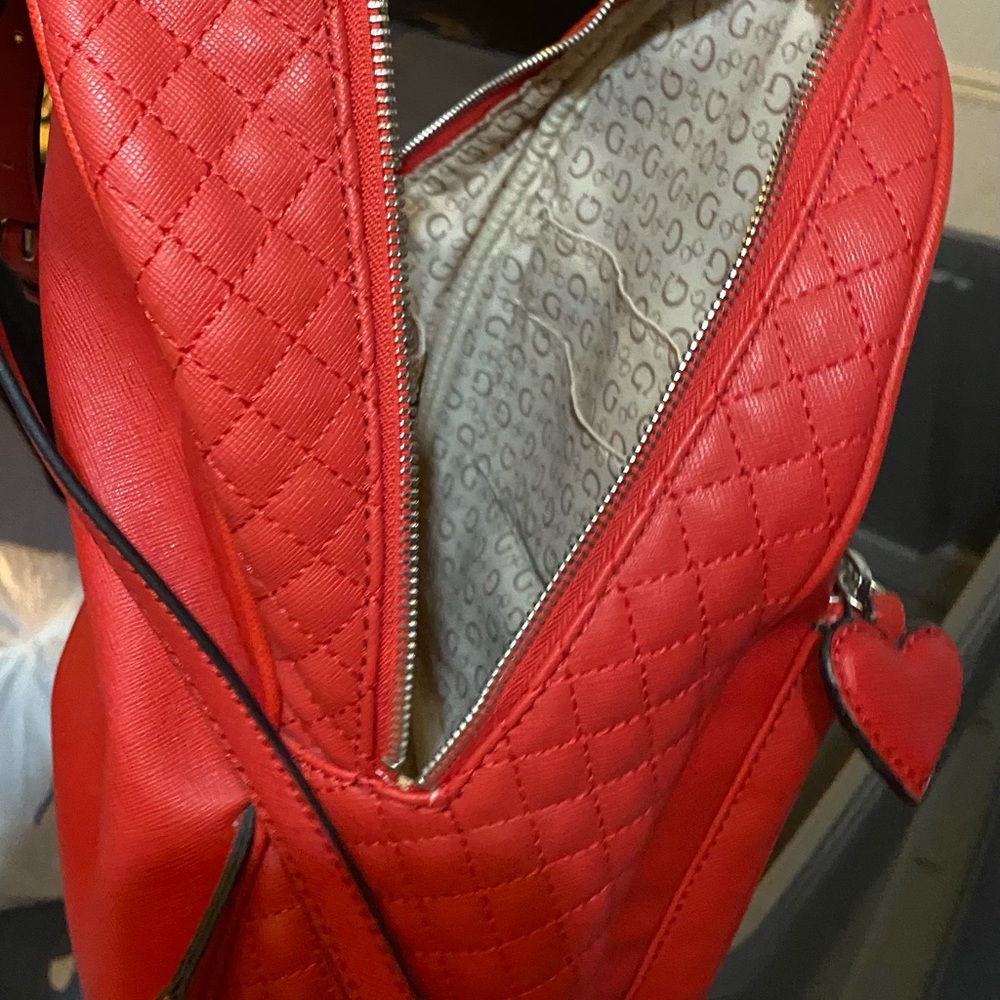Red Guess Back Pack - image 6